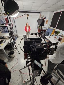 Grabación curso online con teleprompter