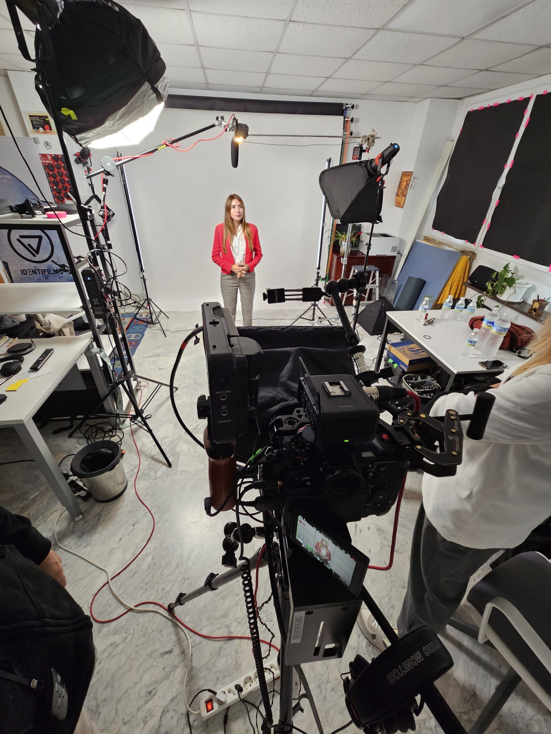 Grabación curso online con teleprompter